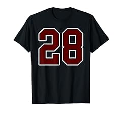 Maroon white number for sale  Delivered anywhere in USA 