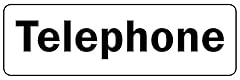 Telephone sign self for sale  Delivered anywhere in UK