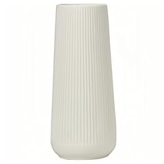 White ceramic ribbed for sale  Delivered anywhere in UK