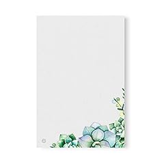 Succulents notepad 4x6 for sale  Delivered anywhere in USA 