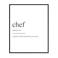 Chef definition typography for sale  Delivered anywhere in USA 