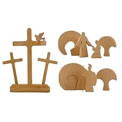Easter wooden nativity for sale  Delivered anywhere in UK