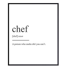 Chef definition typography for sale  Delivered anywhere in USA 