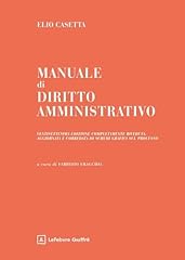 Manuale diritto amministrativo usato  Spedito ovunque in Italia 