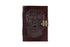 Leather journal skull for sale  Delivered anywhere in USA 