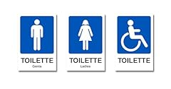 Adesivi toilette uomo usato  Spedito ovunque in Italia 