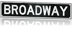 Broadway metal sign for sale  Delivered anywhere in USA 