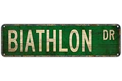 Street sign biathlon for sale  Delivered anywhere in USA 