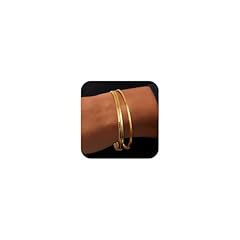 Awinesn gold bangles for sale  Delivered anywhere in USA 