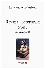 Revue philosophique bantu d'occasion  Livré partout en France