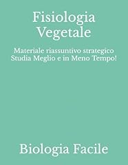 Fisiologia vegetale materiale usato  Spedito ovunque in Italia 