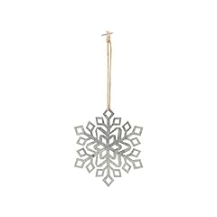 Metal snowflake ornaments for sale  Delivered anywhere in USA 