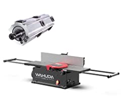 Wahuda Tools Jointer - 8-inch Benchtop Wood Jointer, Spiral Cutterhead Portable Jointer, Cast Iron Tables w/Pull Out Extensions, 4-Sided Carbide Tips & 10amp Motor, Woodworking Tools (50180CC-WHD) for sale  Delivered anywhere in USA 