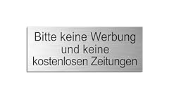 Schild bitte werbung gebraucht kaufen  Wird an jeden Ort in Deutschland