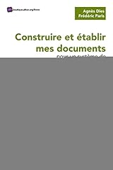 Construire établir documents d'occasion  Livré partout en France