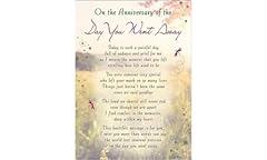 grave memorial anniversary cards for sale  Delivered anywhere in UK