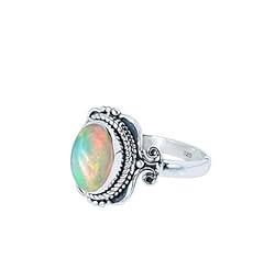 Ethiopian opal ring for sale  Delivered anywhere in UK