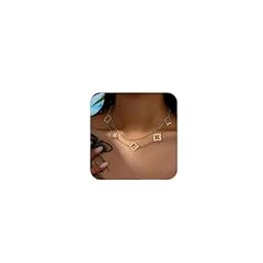 Benbabuwe clover necklace for sale  Delivered anywhere in USA 