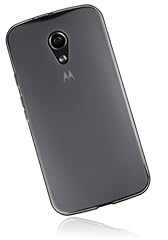 mumbi Custodia compatibile con Motorola Moto G (2.Gen), chiaro nero, usato usato  Spedito ovunque in Italia 