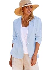 Light blue blazer for sale  Delivered anywhere in USA 