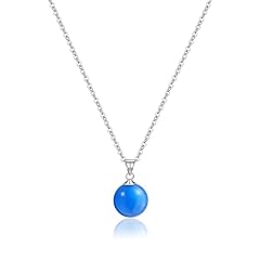 Blue agate necklace for sale  Delivered anywhere in USA 