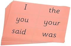 Red word cards for sale  Delivered anywhere in UK