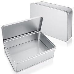 2pcs metal tin for sale  Delivered anywhere in USA 
