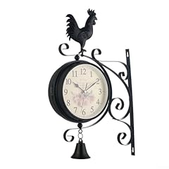 Niissy doppelseitige wanduhr gebraucht kaufen  Wird an jeden Ort in Deutschland