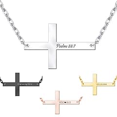 Personalized sideways cross for sale  Delivered anywhere in USA 