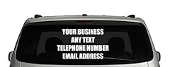 Personalised business rear for sale  Delivered anywhere in UK
