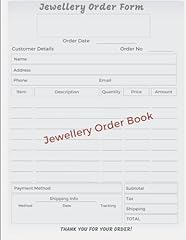 Jewellery order book for sale  Delivered anywhere in USA 