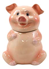 Used, Ebros Animal Farm Bacon Porky Pig Ceramic Cookie Jar for sale  Delivered anywhere in USA 