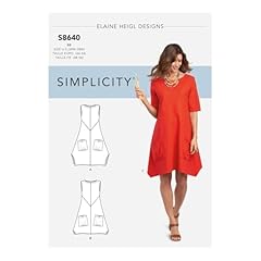 Simplicity pattern ss8640bb for sale  Delivered anywhere in UK