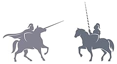 Knights jousting scene for sale  Delivered anywhere in USA 