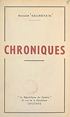 Chroniques d'occasion  Livré partout en France