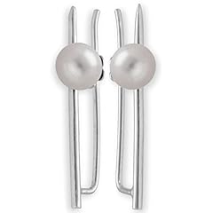 Pearl minimalist earrings for sale  Delivered anywhere in UK