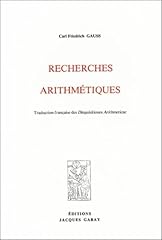 Recherches arithmétiques trad d'occasion  Livré partout en France