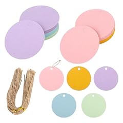 Round gift tags for sale  Delivered anywhere in UK