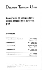 Dtu 40.211 couvertures d'occasion  Livré partout en France