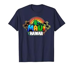 Maglietta maui tropical usato  Spedito ovunque in Italia 