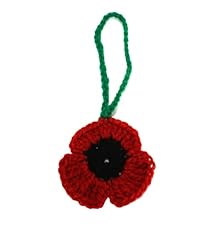 Crochet hanging poppy for sale  Delivered anywhere in UK