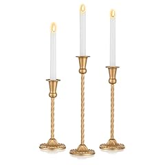 Nuptio gold candlestick for sale  Delivered anywhere in UK