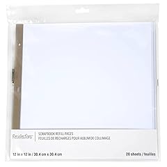 Sheets white scrapbook for sale  Delivered anywhere in USA 