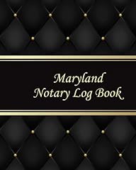 Maryland notary log for sale  Delivered anywhere in USA 