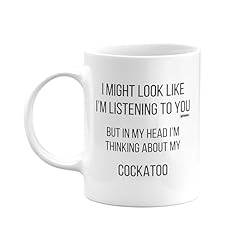 Mipomall mug cockatoo for sale  Delivered anywhere in UK