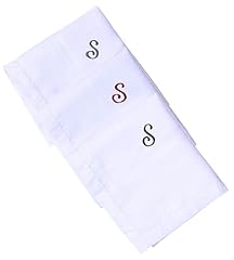 Initial monogrammed handkerchi for sale  Delivered anywhere in USA 