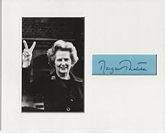 Margaret thatcher signed for sale  Delivered anywhere in UK