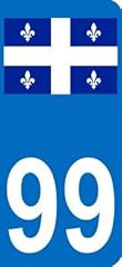 Autocollant blason québec d'occasion  Livré partout en France
