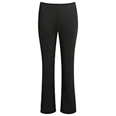 MyShoeStore Womens Stretch Bootleg Trousers Ribbed for sale  Delivered anywhere in UK