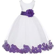 Ekidsbridal white floral for sale  Delivered anywhere in USA 
